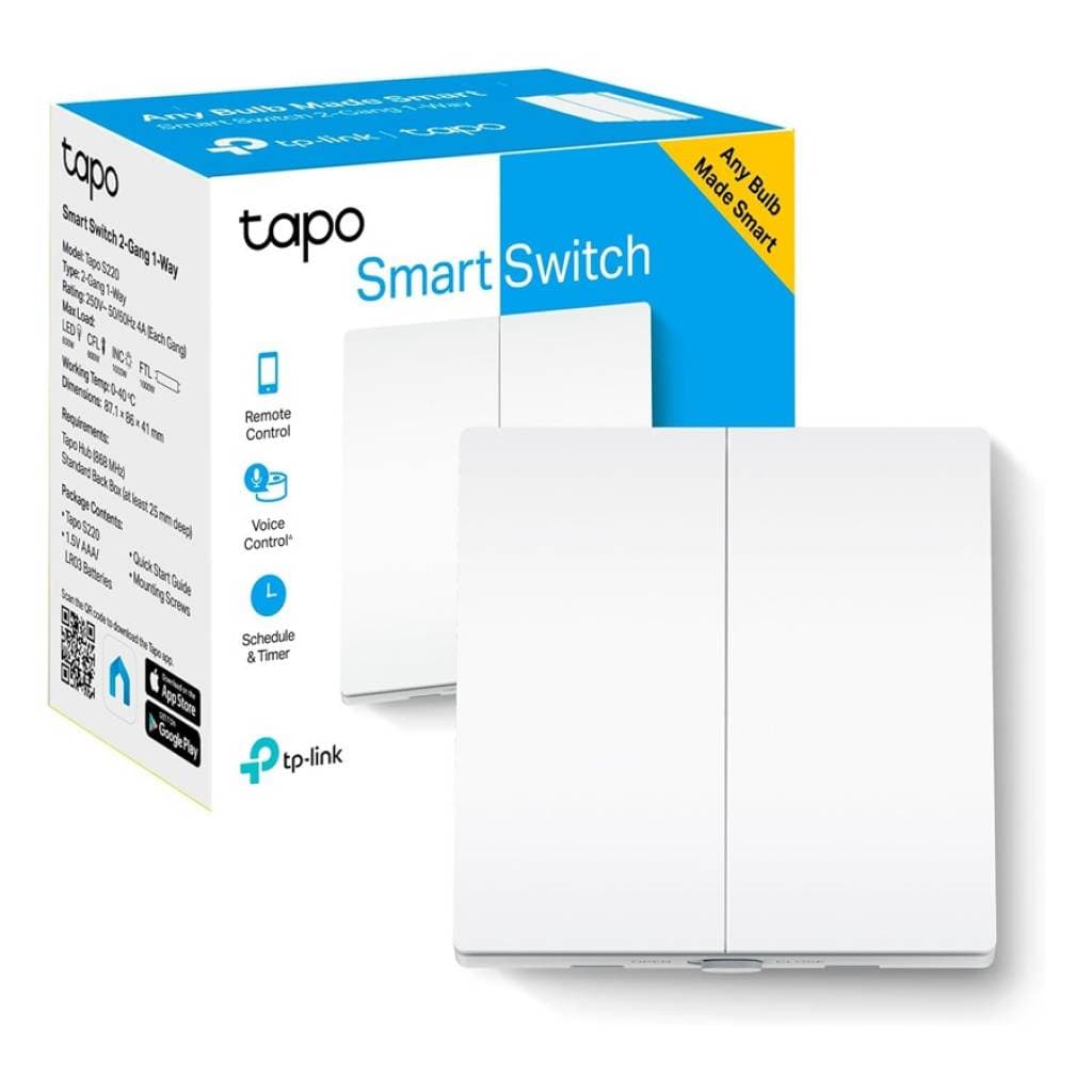 Interruptor Wifi Inteligente De Pared TP-LINK TAPO S220 - Thot Computación