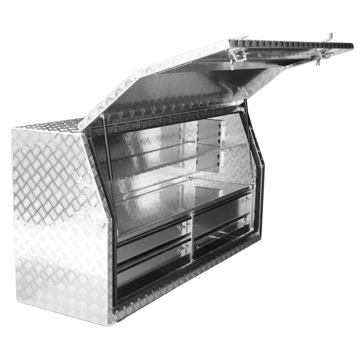 Aluminium Toolbox with 4 Drawers for Ute Storage, Trailer Storage or ...