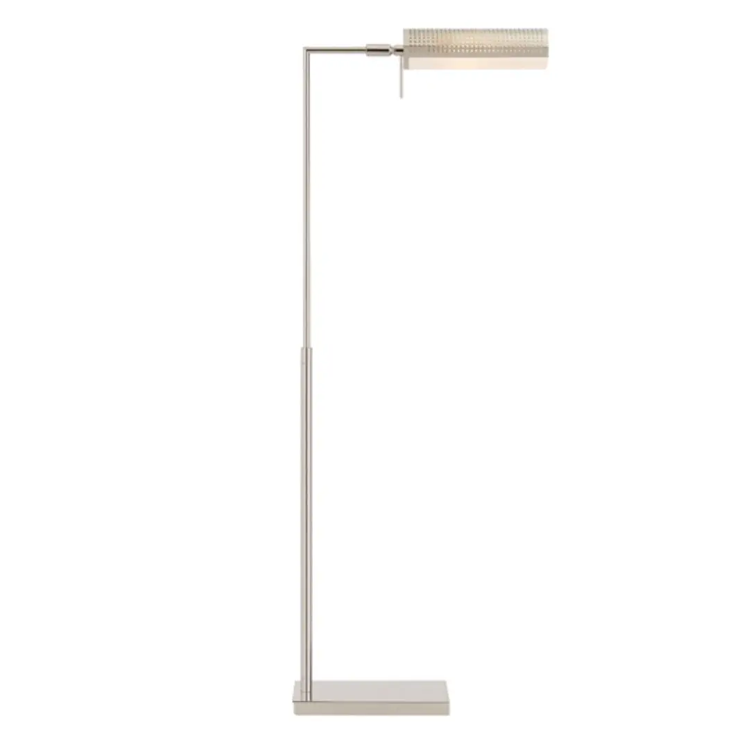 Precision Pharmacy Floor Lamp – Nickel | Trenzseater NZ
