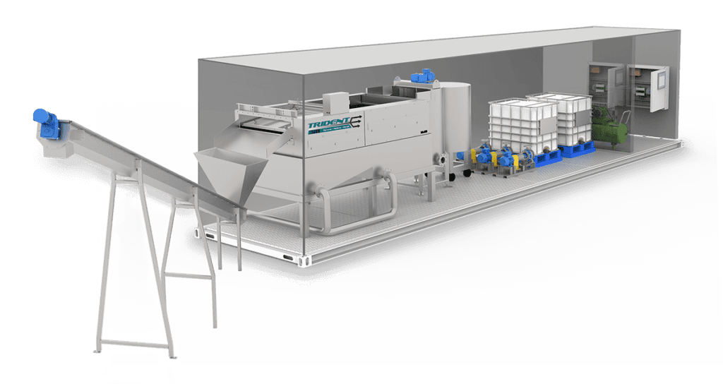 Modular manure treatment and water recovery - Trident TNZ