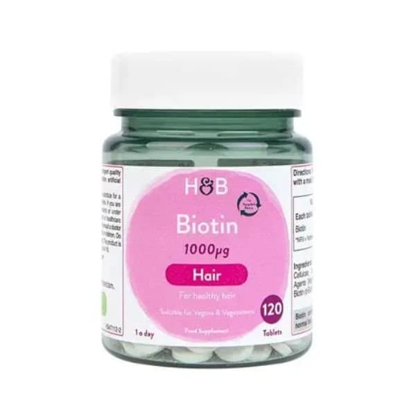 Holland & Barrett Biotin 1000ug 120 Tablets – UK Direct BD