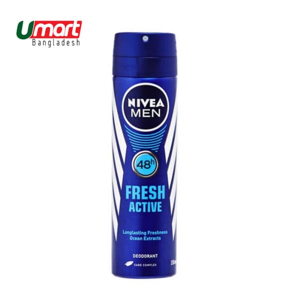 NIVEA MEN Fresh Active - Deodorant - long lasting freshness.