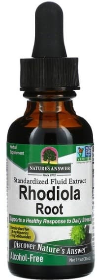 Nature's Answer Rhodiola Root - Liquid Rhodiola Rosea Extract | MAKEUP