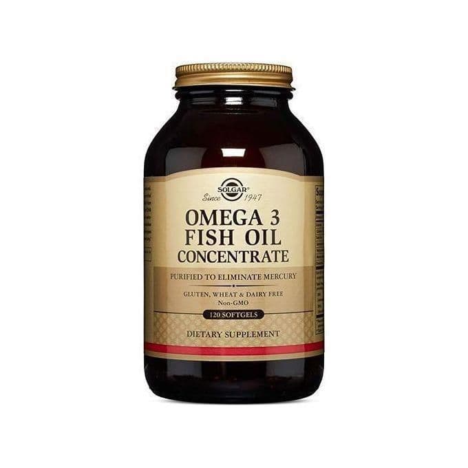 Solgar OMEGA-3 FISH OIL CONCENTRATE 120 CAPS - Maroc Prix