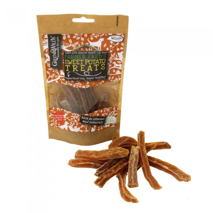 GREEN & WILDS Sweet Potato Treats 100G | Raw Dog Food at Waldons Emporium