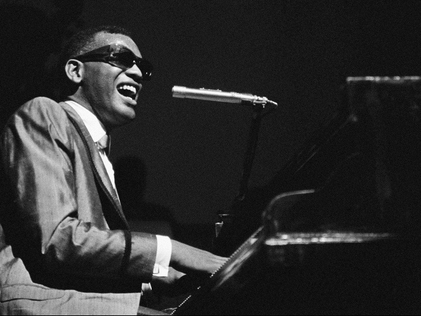 Download Ray Charles American Pianist Wallpaper | Wallpapers.com