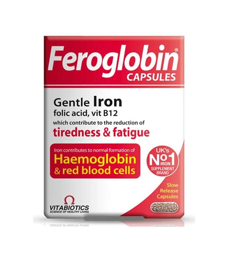 Vitabiotics Feroglobin Gentle Iron 30 Capsules | Wealzin