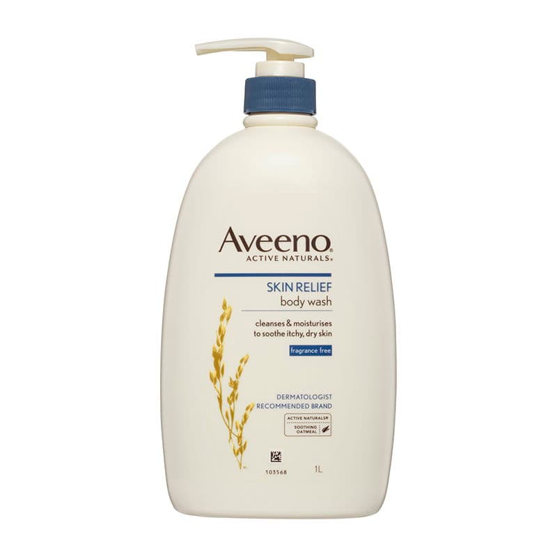 Aveeno Skin Relief Body Wash Fragrance Free 1 Litre | WholeLife