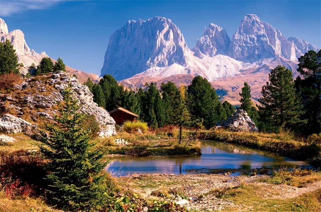 A Lake in Dolomites, 3000 Piece Jigsaw Puzzle Made by Trefl, ital