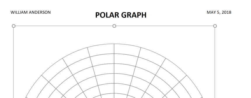 Polar Coordinate Grid Printable Graph Paper | Printable Math Graph