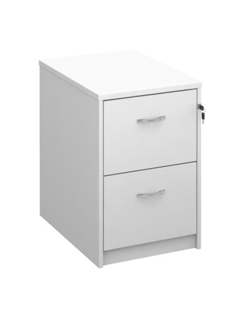 Deluxe Office Filing Cabinet 2 Drawer LF2WH Office Storage by Dams ...