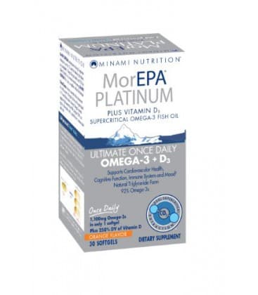 Minami MorEPA Platinum, Plus Vitamin D3 Supercritical Omega