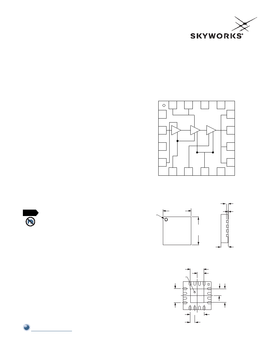SKY65111-348LF datasheet(1/16 Pages) SKYWORKS | ISM 600-1100 MHz Band 2 ...