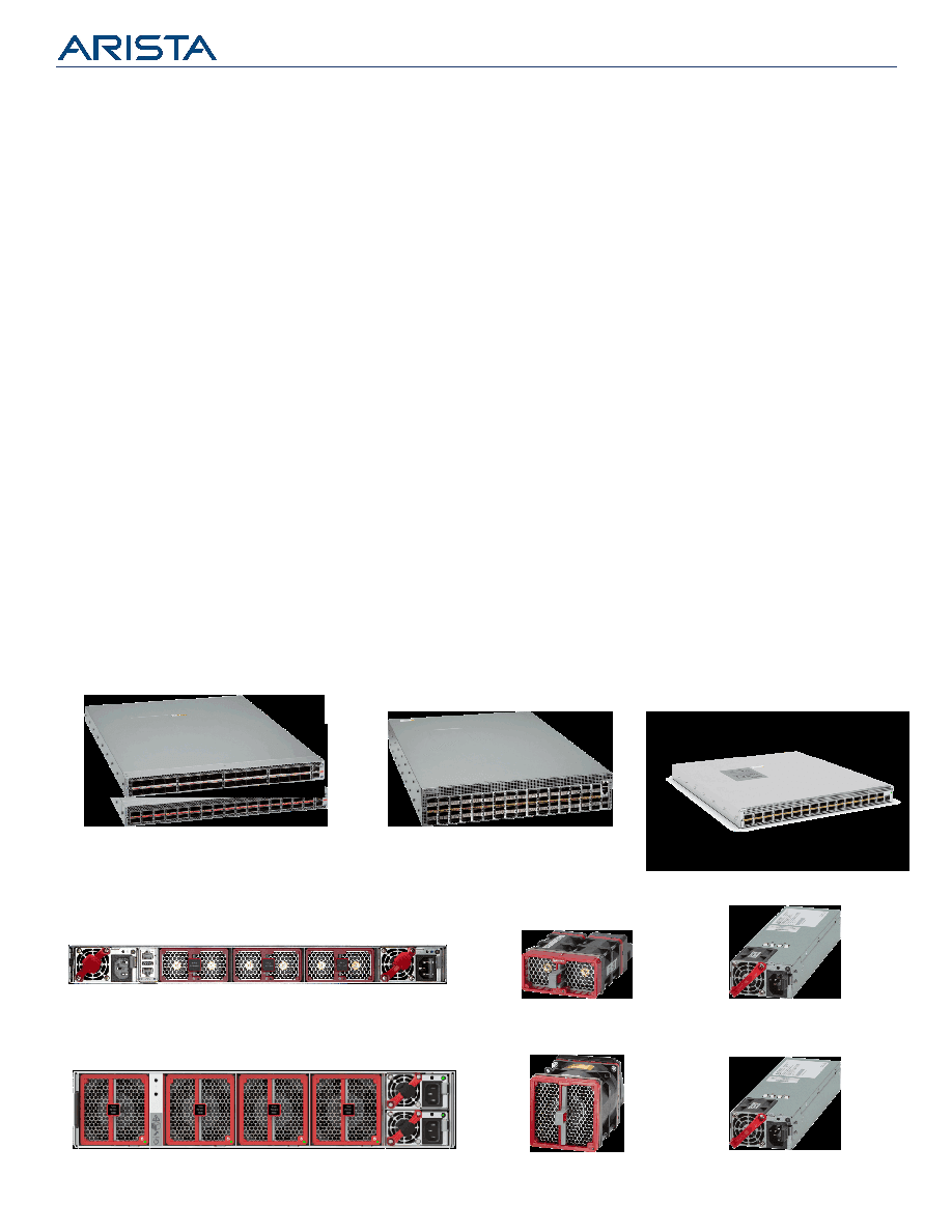 7060CX5-56D8 datasheet(2/14 Pages) ARISTA | 7060X5 Series 400/800G Data ...