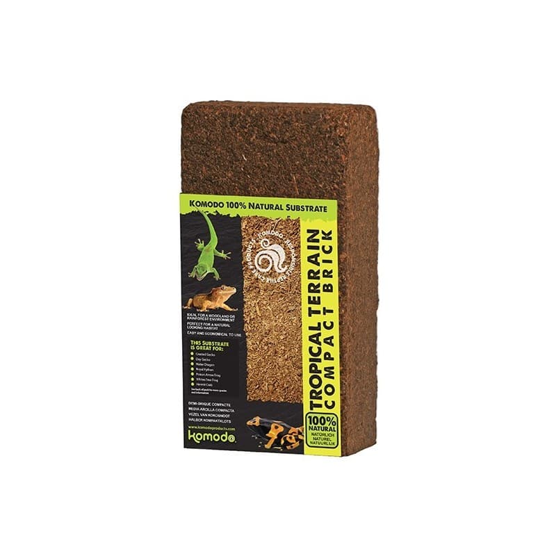 Komodo Tropical Terrain Compact Brick - Fibre de Coco Compressée