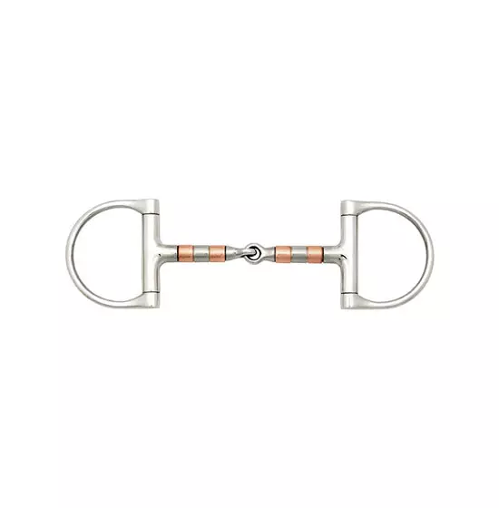 D-Ring – Copper Roller Jointed Snaffle Mouthpiece – Annaghmore Saddlery