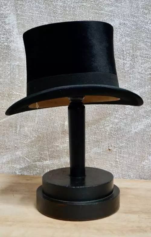 Antique Lock & Co Hatters Silk Top Hat in Antique Costume and Dress