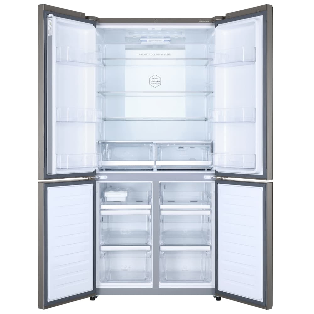 Haier HTF-610DM7 Cube Series American Style Four Door Fridge Freezer ...