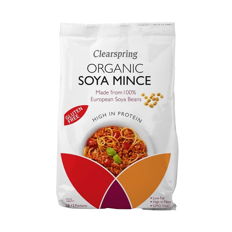 Clearspring Organic Soya Mince 300g - Vegan Protein Source | Non-GMO ...