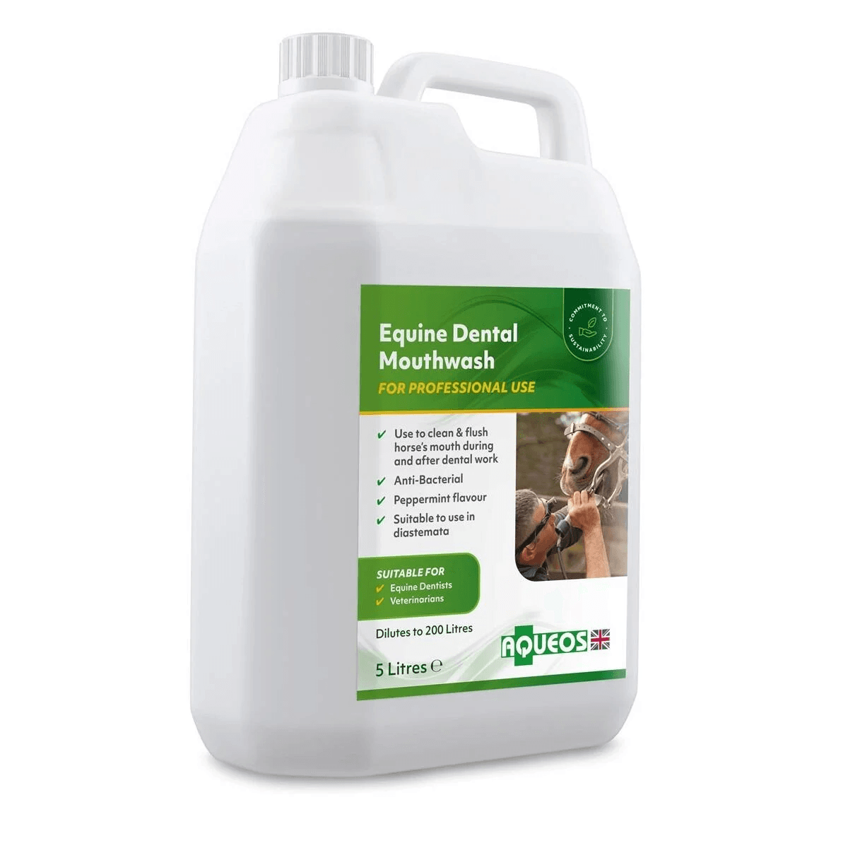 Mouthwash for Horses - Equine Dental Mouth Wash - Aqueos