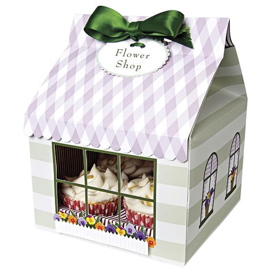 Meri Meri® Cupcake Boxes | Mauve Flower Shop - 3 Large Boxes - Artgato