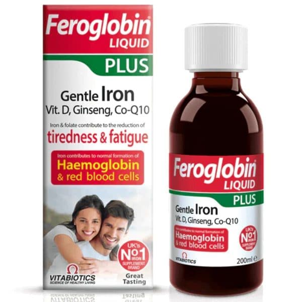 Vitabiotics Feroglobin Plus Liquid, 200ml - Asset Pharmacy