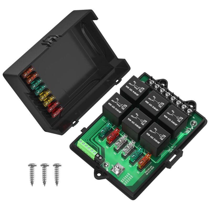 12V/24V Waterproof Automotive Relay with Blade Fuses