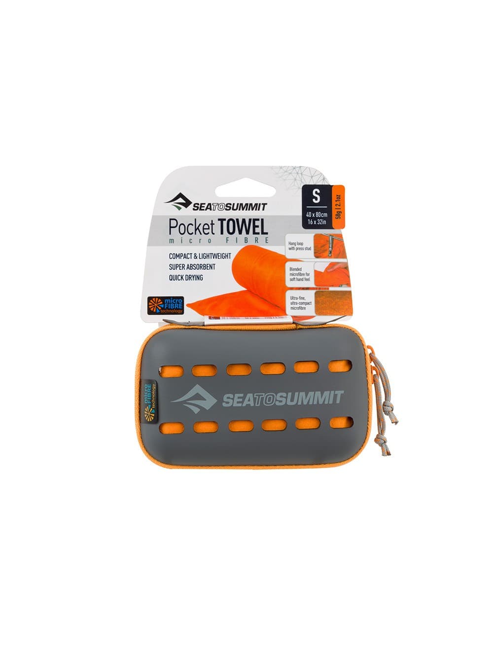 Pocket Towel Sea to Summit : serviette de poche pour le voyage et le ...