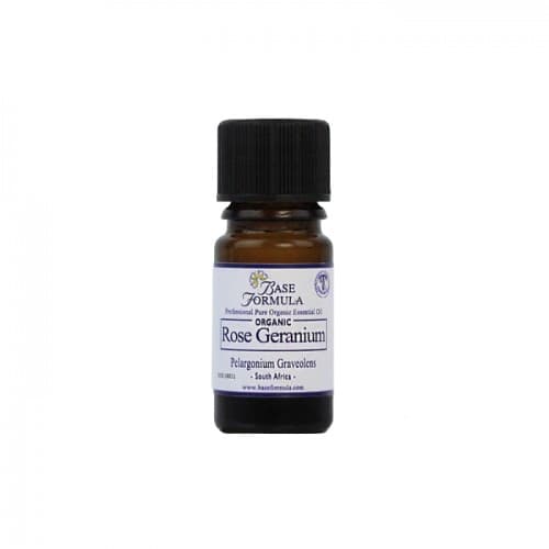 Base Formula Organic Rose Geranium Essential Oil