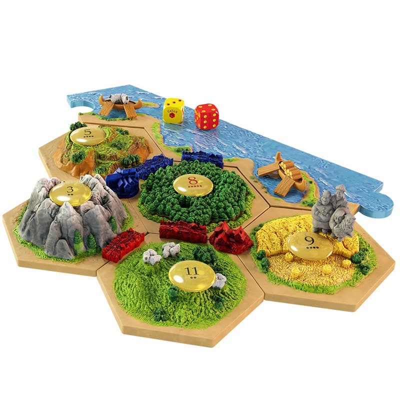 Catan : 3D Edition Deluxe - Un jeu Kosmos - Boutique BCD JEUX