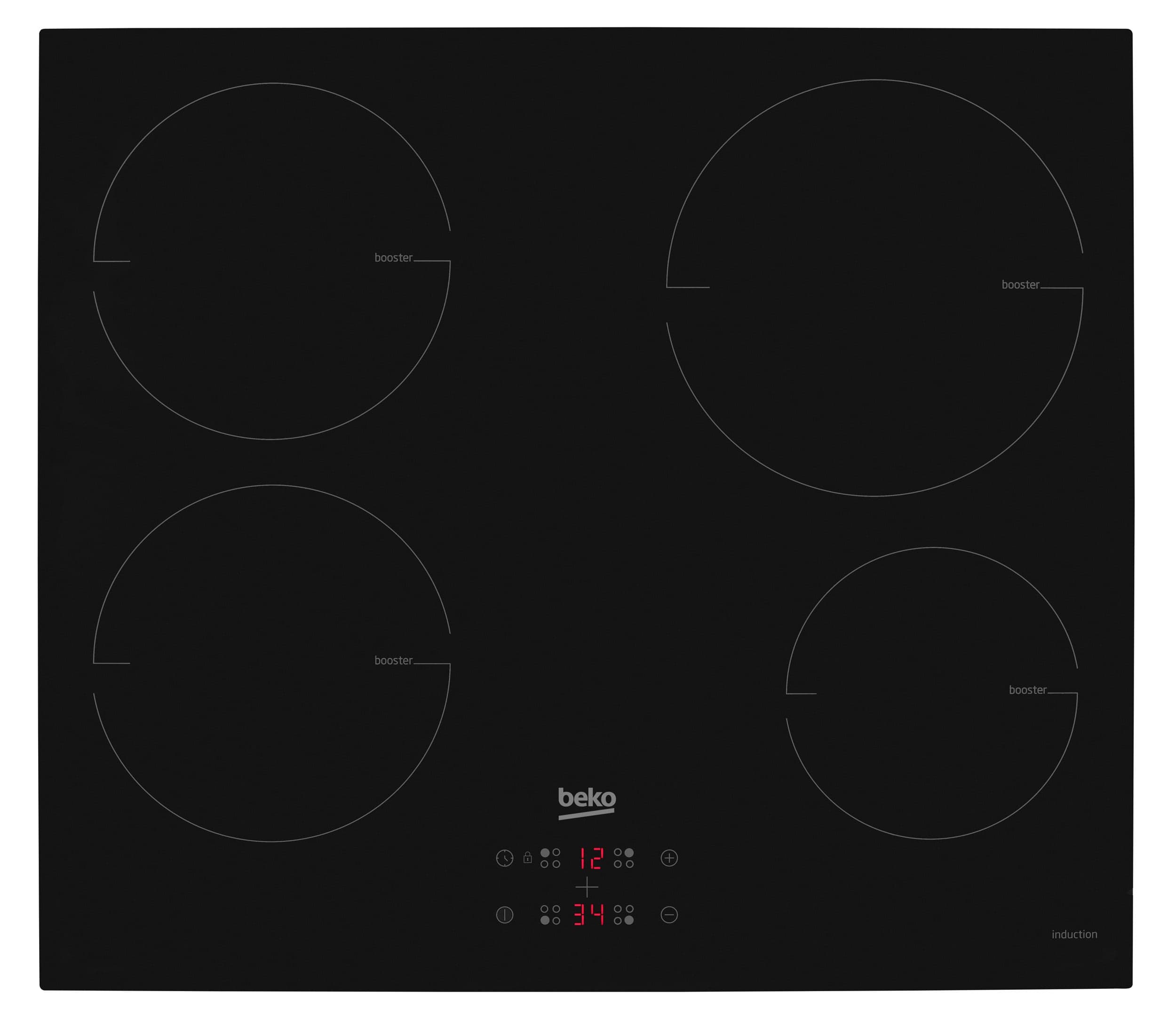 60cm Induction Hob with Touch Controls HII64400MT | Beko UK