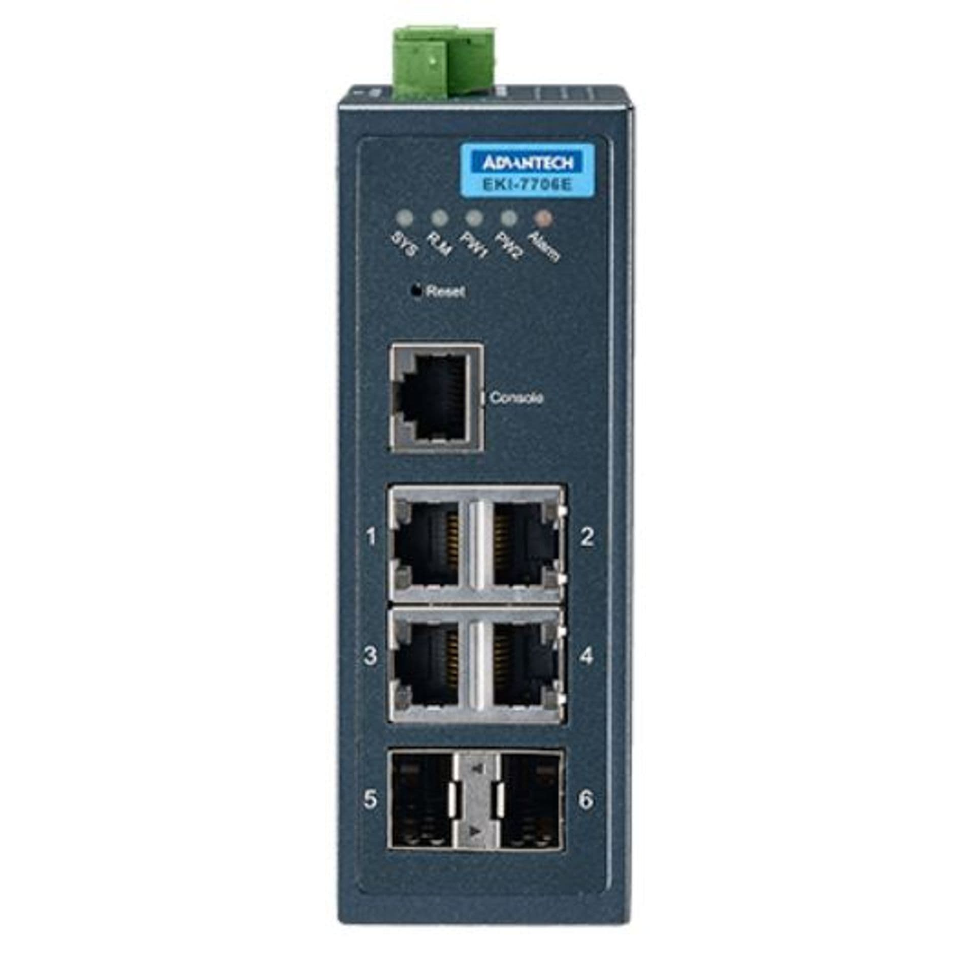 EKI-7706E-2F Advantech Fast Ethernet Managed Industrial Redundant ...