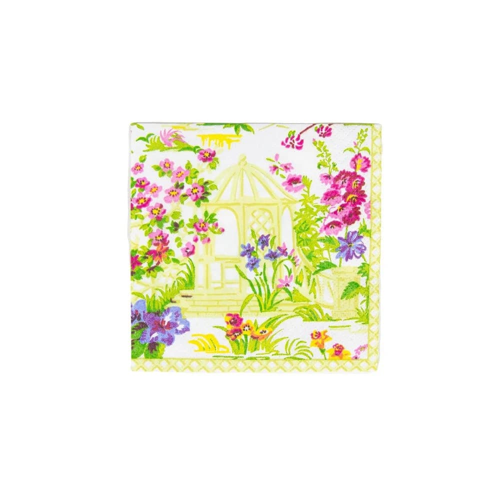Caspari Wedding Gazebo Paper Cocktail Napkins | Berings