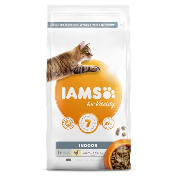 Iams Vitality Adult Cat Food Indoor Chicken 2kg – Pet Paradise – Pet ...
