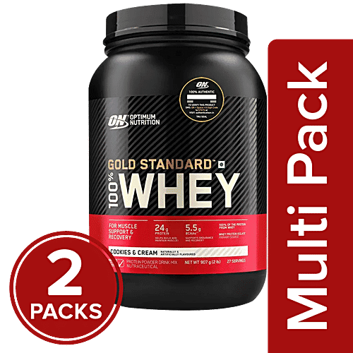 Buy Optimum Nutrition Gold Standard 100% Whey Protein Isolate - Cookies ...