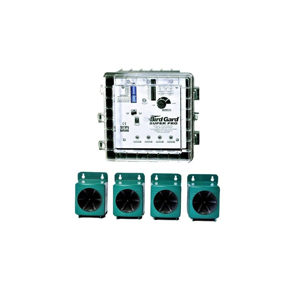 Bird Gard Super Pro - Super BirdXPeller Pro - BioAcustic Bird Repeller