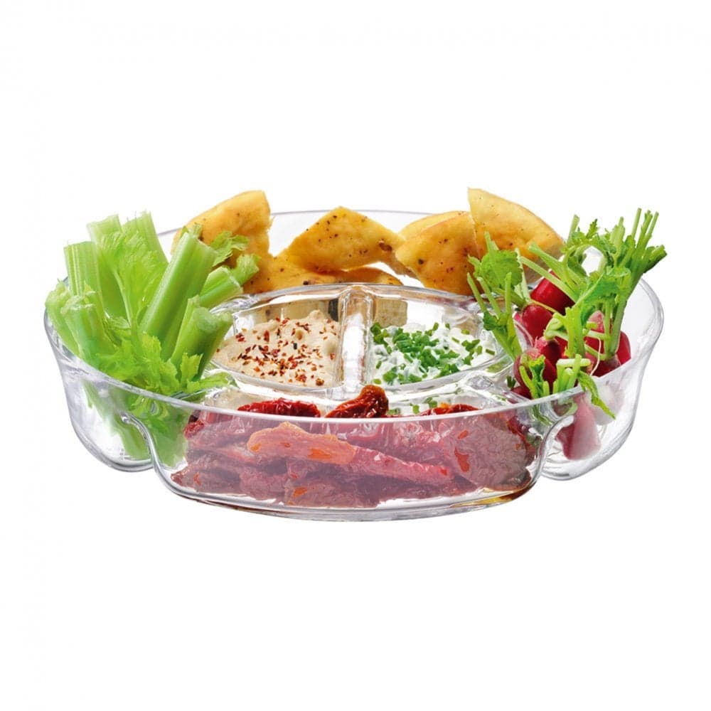Buy LSA Serve Multi Platter | Segmented | 35cm | Black by Design