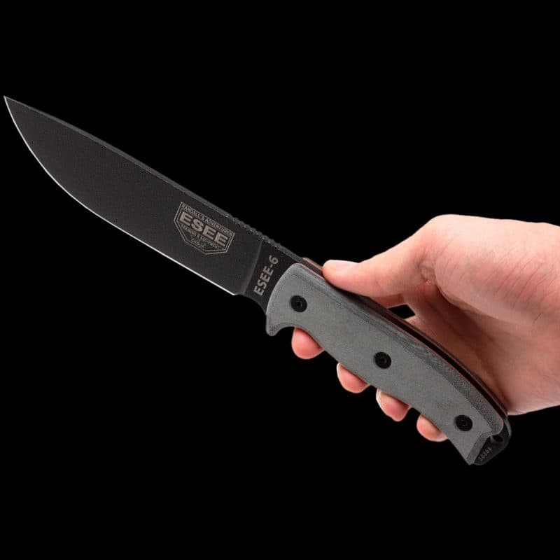 ESEE-6P-B, Plain Edge - Blades.co.uk
