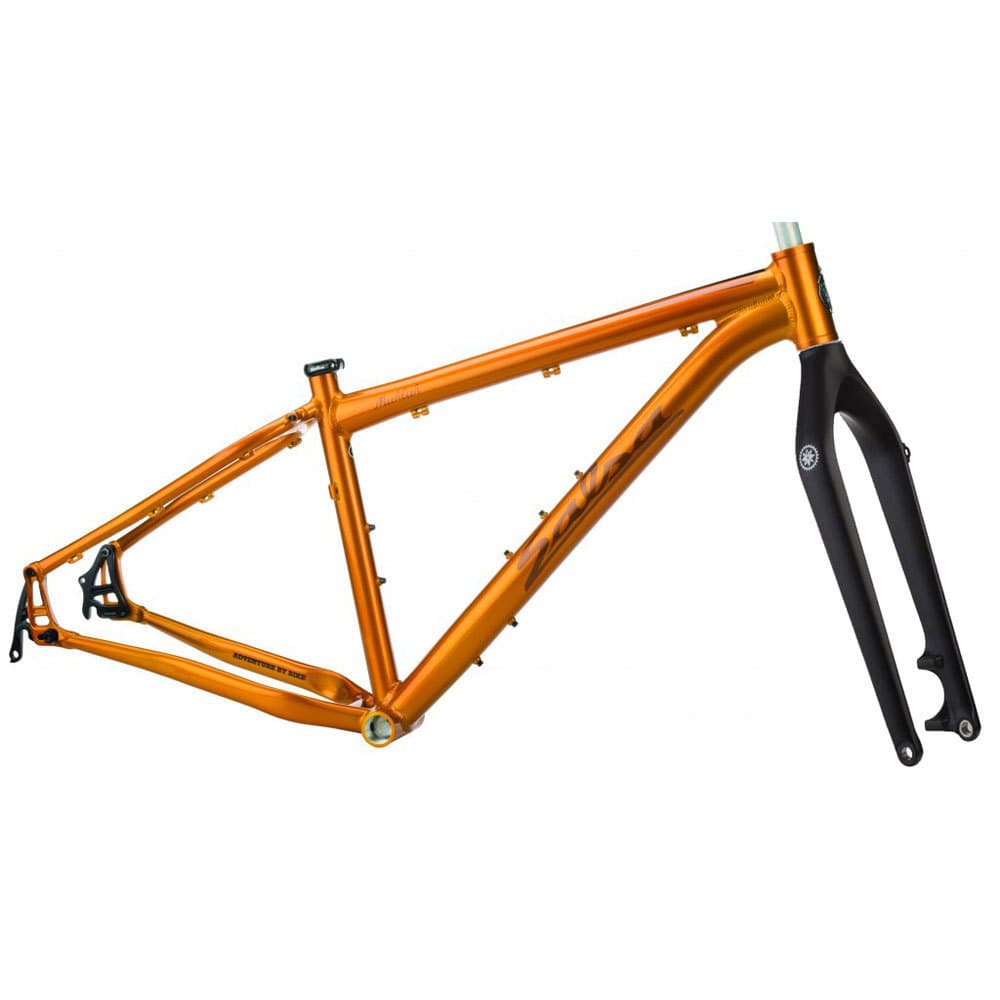 Salsa Mukluk Fat Bike Frameset Medium Gold with Makwa Carbon Fork