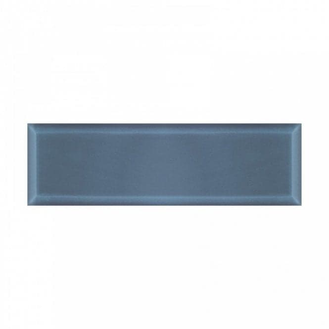 British Ceramic Tile Sykes Blue Bevel Gloss Metro V&A 14.8cm x 49.8cm ...