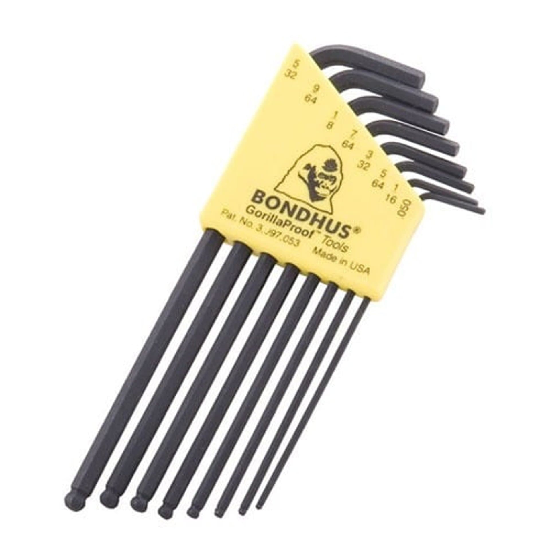 BONDHUS BALLDRIVER® HEX KEY L-WRENCH SETS