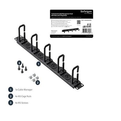 StarTech.com 1U 19inch Cable Management Organizer | Cables Online