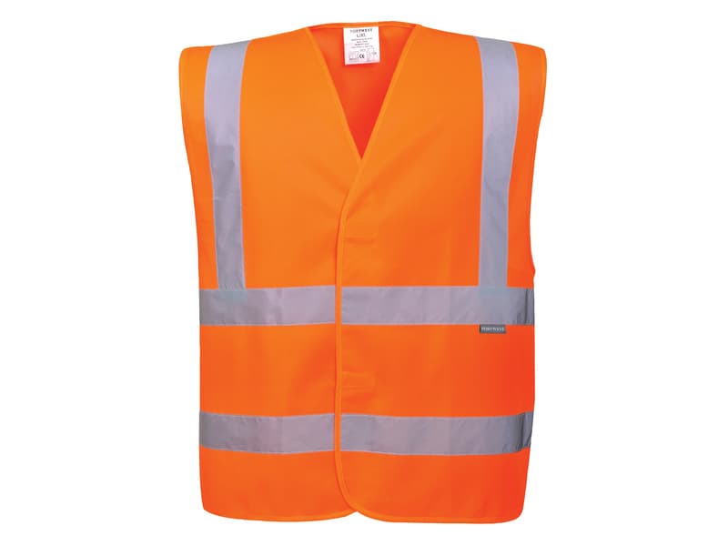 Portwest Hi-Vis Two Band & Brace Vest - C470