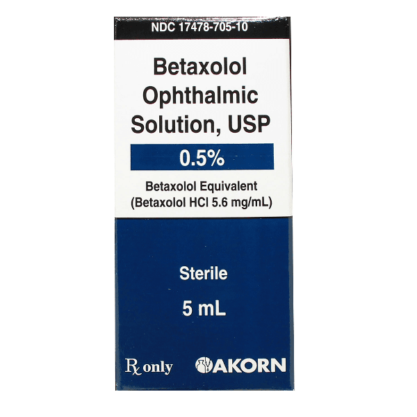 Betaxolol Ophthalmic Solution 0.5% 5mL