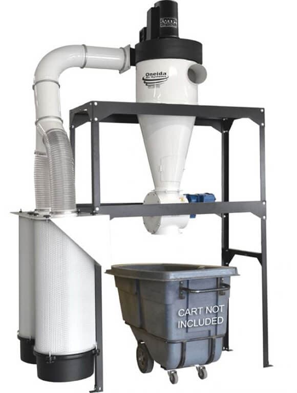5HP High Vacuum Cyclone Dust Collector Air Lock Bundle - CanCam
