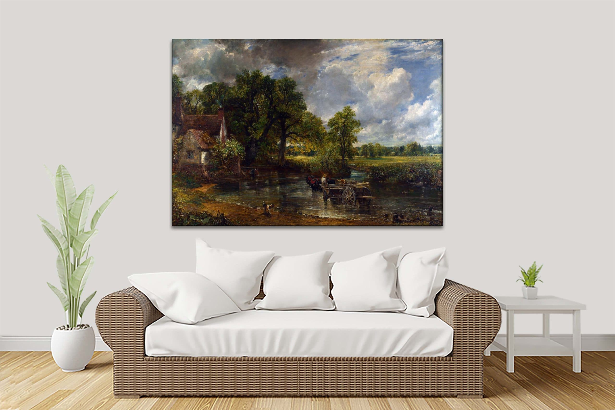 John Lewis & Partners Constable The Hay Wain Canvas Print