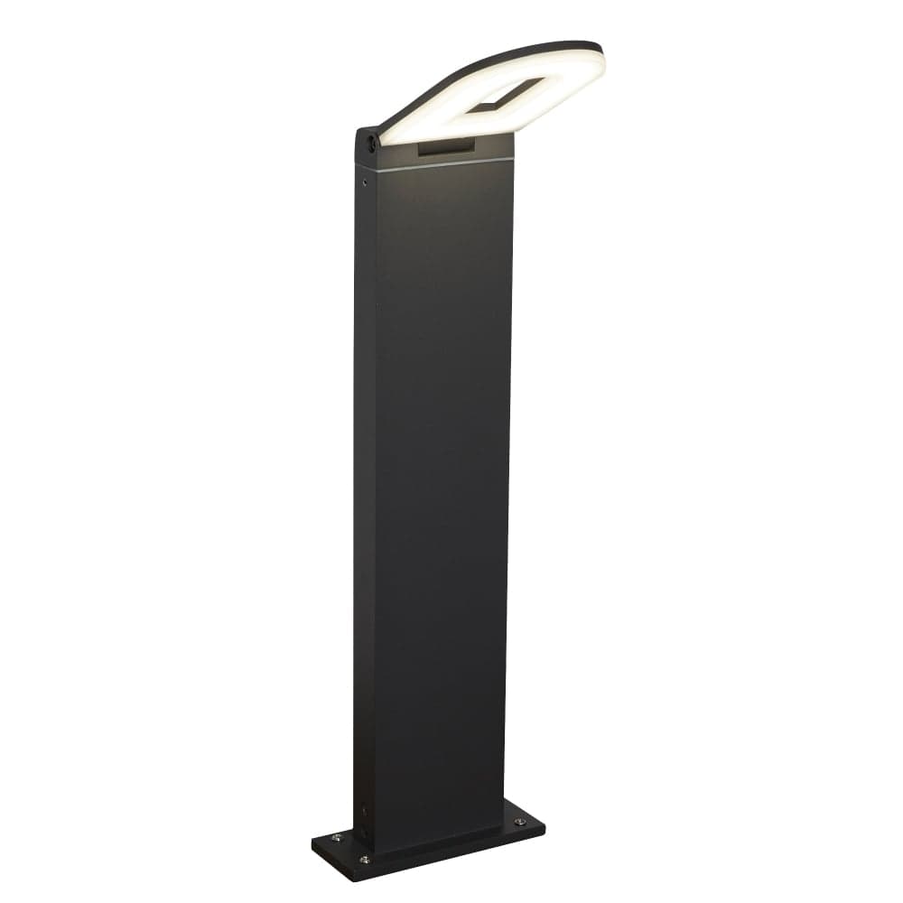 Searchlight Lighting 0583-500GY Manhattan Single Light LED Outdoor Post ...