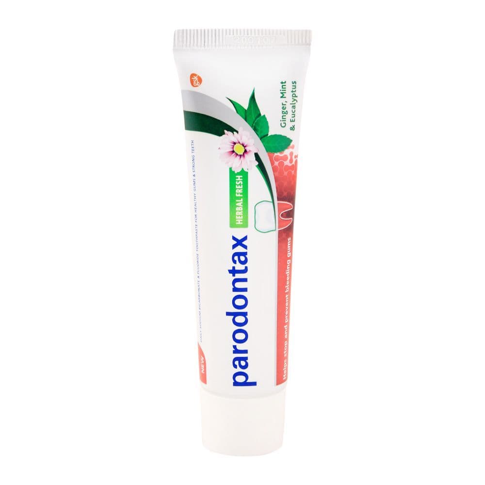 Parodontax Toothpaste Herbal Fresh Ginger, Mint & Eucalyptus, 50g ...