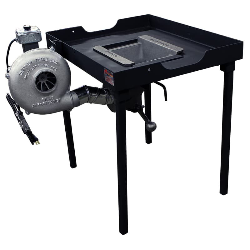 30" Shop Coal Forge | Dumping Ashgate, PB50 Blower Included