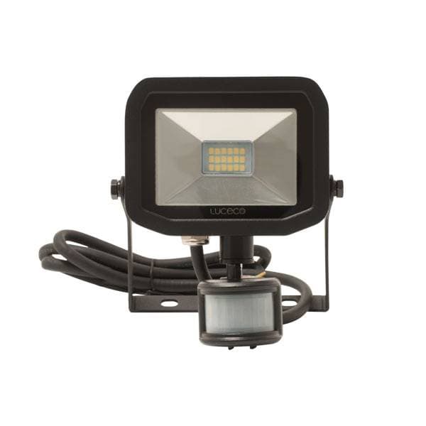 Luceco Guardian Slimline LED Floodlight with PIR 3000K Warm White 15W ...